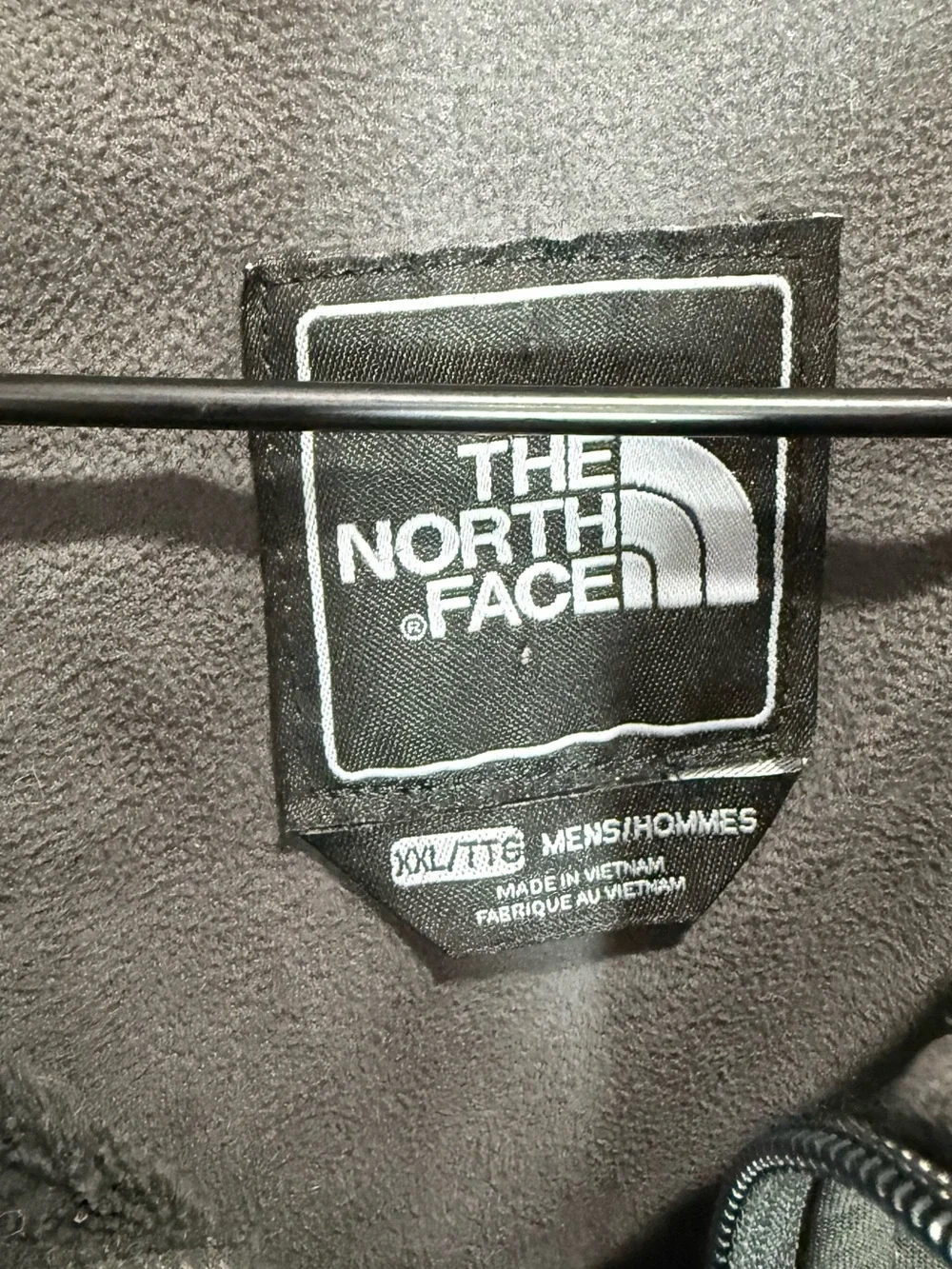 The North Face Men’s XXL Gray Fleece Lined Softshell Jacket Full Zip
